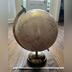 Elegant Cream and Gold Globe by [Brand]